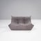 Grey Modular Togo Sofa and Footstool by Michel Ducaroy for Ligne Roset, Set of 3 12