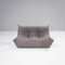 Grey Modular Togo Sofa and Footstool by Michel Ducaroy for Ligne Roset, Set of 3, Image 12