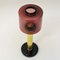 Swedish Candle Holder with Colored Glass Dome from Östlings, Gnosjö, 1960s 4