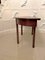 Antique George III Mahogany Demi-Lune Console Table 9