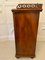 Antique Victorian Burr Walnut Music Cabinet 14