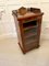 Antique Victorian Burr Walnut Music Cabinet, Image 17