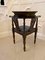 Antique George III Carved Oak Corner Chair 13