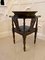Antique George III Carved Oak Corner Chair, Image 13