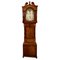 Antique Victorian Figured Mahogany Grandfather Clock 1