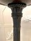 Antike edwardianische Torchere aus geschnitztem Mahagoni 11