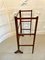 Antique Edwardian Carved Mahogany Folding Clothes Horse, Image 3