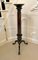 Antique Victorian Carved Mahogany Torchere 9
