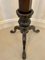 Antique Victorian Carved Mahogany Torchere 2