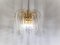 Vintage Brass Teardrop Chandelier with Crystal Murano Glass, 1970s, Image 3