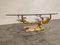Brass Bonsai Coffee Table by Willy Daro, 1970s 9
