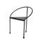 Postmodern Metallic Tripod Chair, Italy, 1980s 2