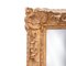 Espejo estilo imperio neoclásico rectangular de madera dorada tallada a mano, años 70, Imagen 5