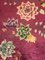 Tappeto rosa e giallo fatto a mano, Cina, XX secolo, 1920-1940, Immagine 3