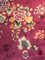 Handgefertigter chinesischer Teppich in Rosa & Gelb, 1920-1940 12