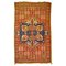 20th Century Berber Yellow, Orange & Blue Rug, 1950s 1