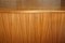 Mid-Century Modern Hardwood Sideboard with Chrome Legs 5