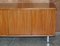 Mid-Century Modern Hardwood Sideboard with Chrome Legs, Image 4