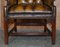 Fauteuils Club Chesterfield en Cuir Marron Restauré dans le Style de Thomas Chippendale, Set de 8 13