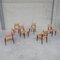 Mid-Century Audoux-Minet French Dining Chairs, Set of 6 16