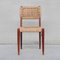 Mid-Century Audoux-Minet French Dining Chairs, Set of 6, Image 3