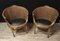 Louis XVI Style Carved Wooden Armchairs, Set of 2 1