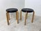 Tabourets Style Scandinave Vintage de Kembo, 1970s, Set de 2 8