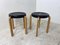 Vintage Scandinavian Style Stools from Kembo, 1970s, Set of 2 8