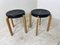 Vintage Scandinavian Style Stools from Kembo, 1970s, Set of 2 6