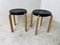 Vintage Scandinavian Style Stools from Kembo, 1970s, Set of 2 7