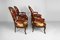 Napoleon III Style Mahogany Living Room, 1860s, Set of 7 14