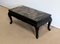Small Chinoiserie Coffee Table with Black Lacquer, Early 20th Century 3