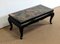 Small Chinoiserie Coffee Table with Black Lacquer, Early 20th Century 2