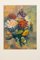 Expressionist Artist, Summer Bouquet, 1960s, Oil on Plate, Framed, Image 1