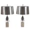 Thistle Table Lamps from Maison Charles, 1970s, Set of 2 1