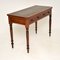 Antique Victorian Leather Top Writing Table / Desk, Image 5