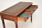 Antique Victorian Leather Top Writing Table / Desk 6