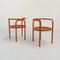 Orange Locus Solus Chairs by Gae Aulenti for Poltronova, 1960s, Set of 4 5