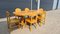 Extendable Pinewood Dining Set with 6 Chairs, Set of 7, Image 3