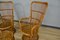 Armchairs & Pouf in Rattan and Bamboo, Italy, 1970s, Set of 3 6