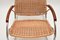 Vintage Rattan & Chrome Rocking Chair, 1970s 8