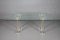 Large Hollywood Regency Dining Table in Acrylic Glass and Glass 2