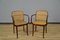 Small Armchairs in Vienna Straw and Wood from Sautto & Liberale, Italy, 1960s, Set of 2 2