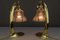Tischlampen mit Glasschirmen, 1907, 2er Set 6
