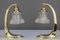 Table Lamps with Glass Shades, 1907, Set of 2 4