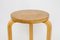 Honey Patinated Stool by Alvar Aalto for Artek, 1940s 5