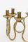 Brass Candlestick by Lars Holmström for Svenskt Tenn, 1950s 3