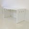 White Lacquered Metal Console or Desk, France, 1980s, Image 1