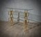 Brass and Glass Italian Console, 1980s 7