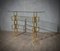 Brass and Glass Italian Console, 1980s 11